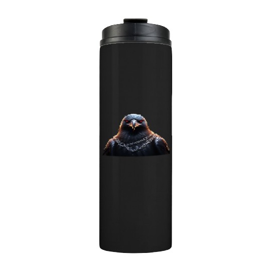 Eagle Caged Thunder: A Heavy Metal Eddie Thermal Tumblers