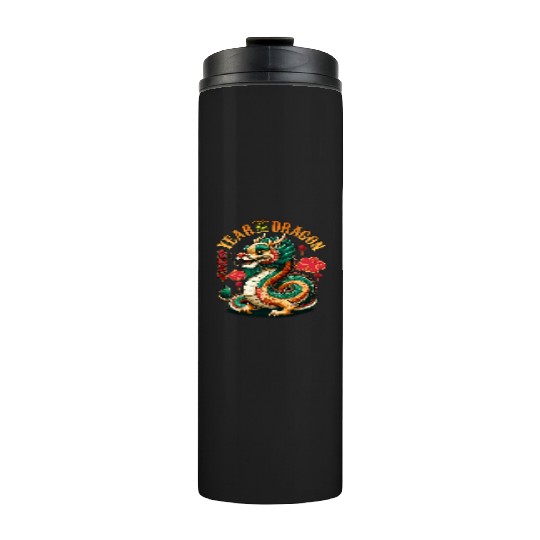 Dragon Year 2024 Embrace Lunar New Year Prosperity Thermal Tumblers