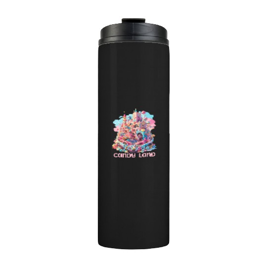 Let's Go Candy Land Graphic Thermal Tumblers