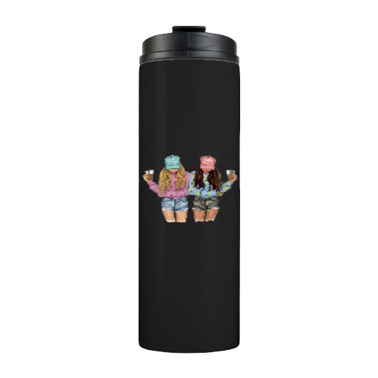 Best Friends Girlfriends Mild One Wild One Thermal Tumblers