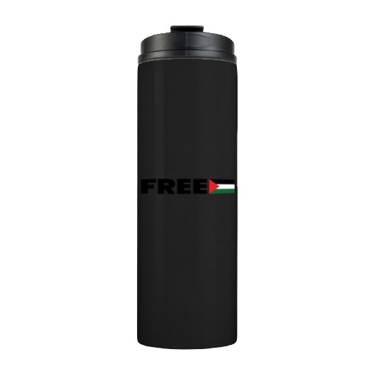 Free Palestine Thermal Tumblers