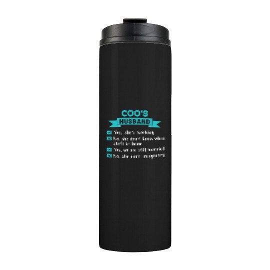 COO's Husband Checklist Awesome Gift Thermal Tumblers