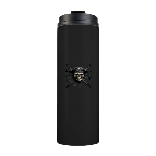 Black Sails Skull Thermal Tumblers