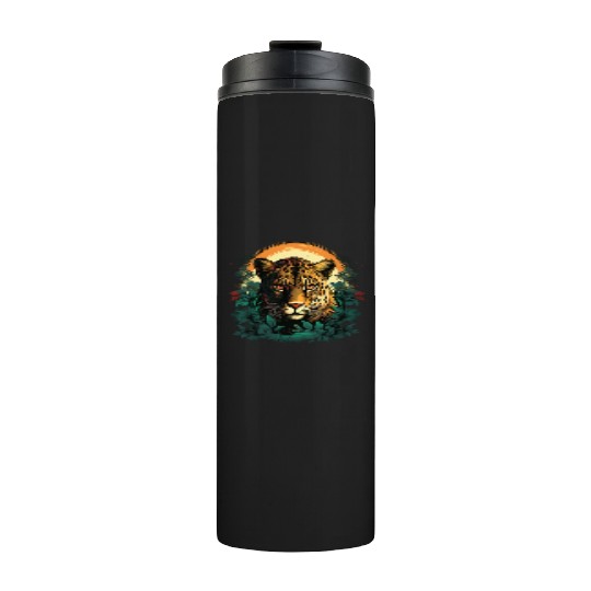 The cheetah and hiding among the trees Thermal Tumblers