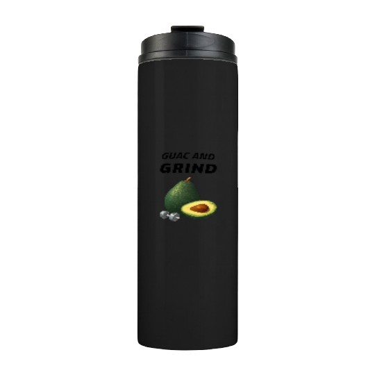 Guac and Grind Avocado Gym Thermal Tumblers