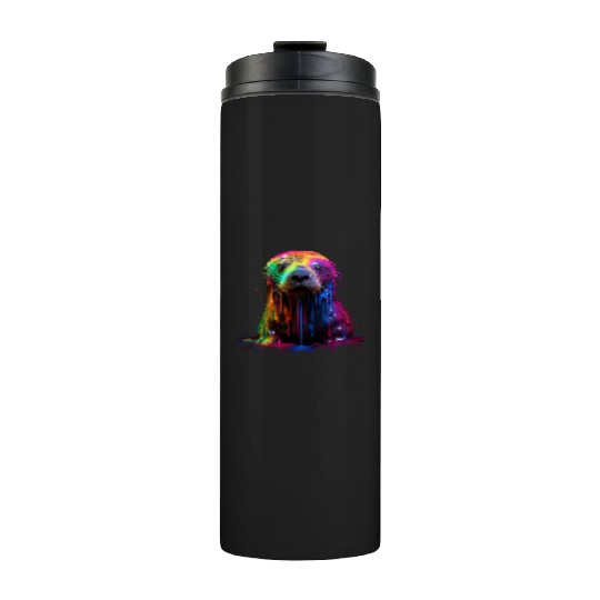 Rainbow Sea Otter Thermal Tumblers