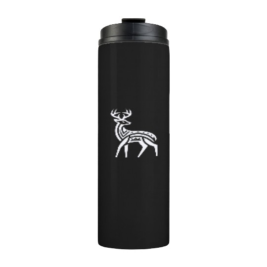 Deer Native American Zodiac Thermal Tumblers