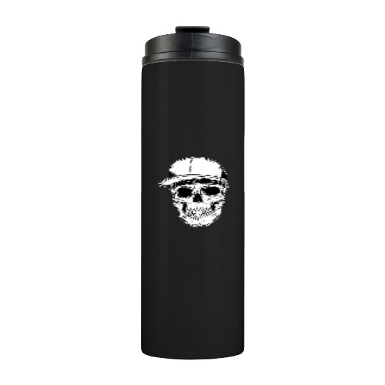 Vintage Skull Gangster use Cap Thermal Tumblers