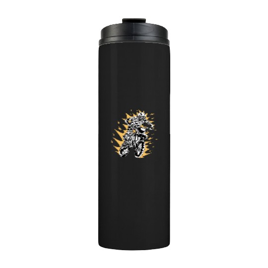 Scary Rider BMX Rider Gift Thermal Tumblers