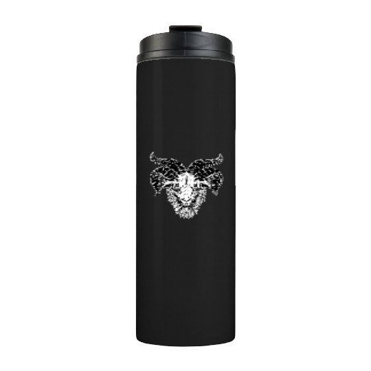 Devil Baphomet Goat Head Thermal Tumblers