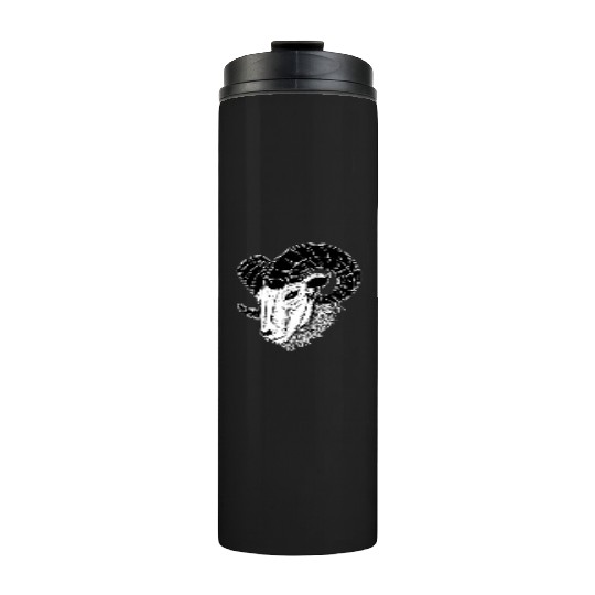 Dark Baphomet Goat Art Thermal Tumblers