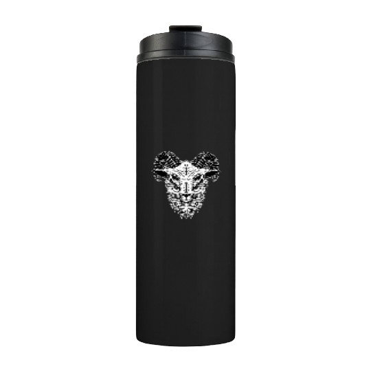 Baphomet Goat Devil Head Thermal Tumblers