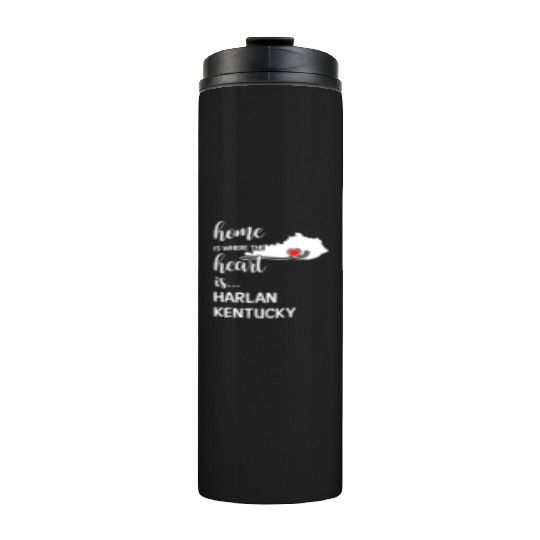 Harlan County Kentucky Is Where My Heart Is Gift Thermal Tumblers