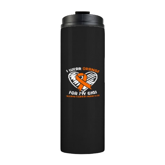 I Wear Orange For My Gigi Multiple Sclerosis Aware Thermal Tumblers