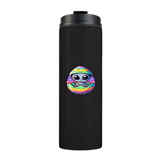 Alien Easter Egg Hatching: Colorful Surprise Thermal Tumblers