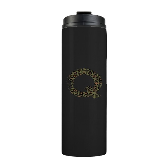 Q army camo design Thermal Tumblers