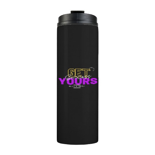 Black And Purple Sunday Vibes Motivation Thermal Tumblers 4