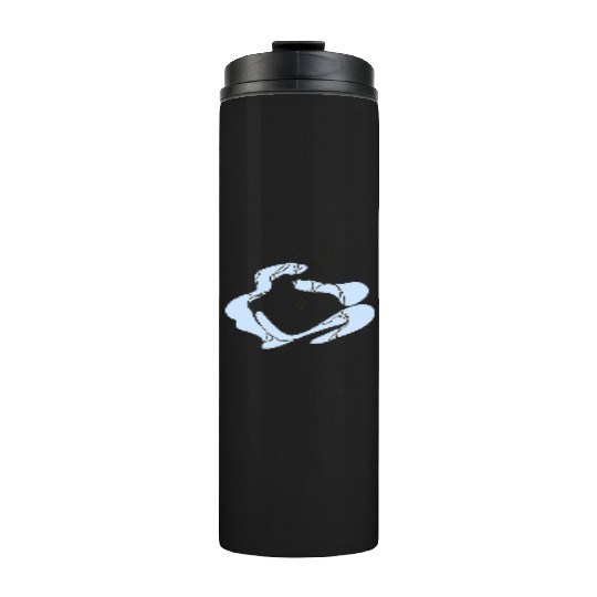 Abstract Line Art Lesbian Couple Thermal Tumblers