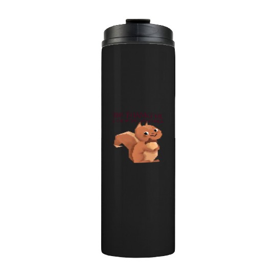 Thanksgiving Chipmunk Be Thankful Thermal Tumblers