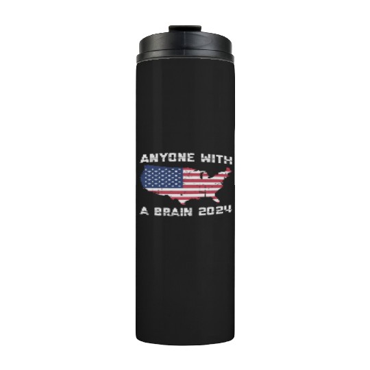 2024 Brain Vote Democracy Anti-Trump Thermal Tumblers