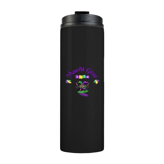 Mardi gras Funny Nola New orleans Louisiana Thermal Tumblers