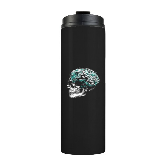 Surfing Surfer Skull Skull Nature Thermal Tumblers