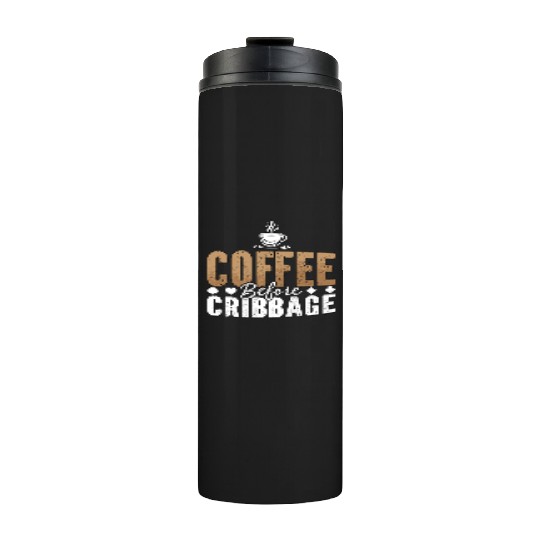 Cribbage Player Coffee Board Game Coffee Lover Thermal Tumblers