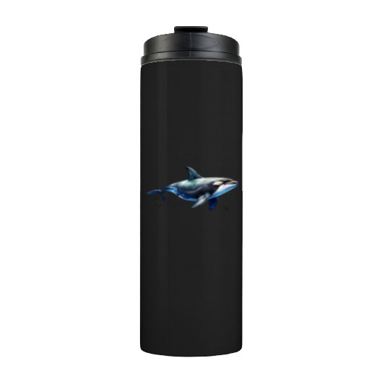 killer whale Thermal Tumblers