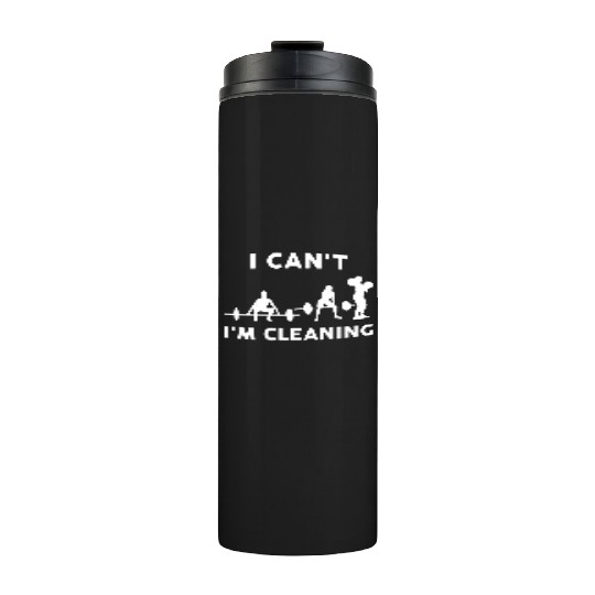 Funny fitness gym workout women Thermal Tumblers