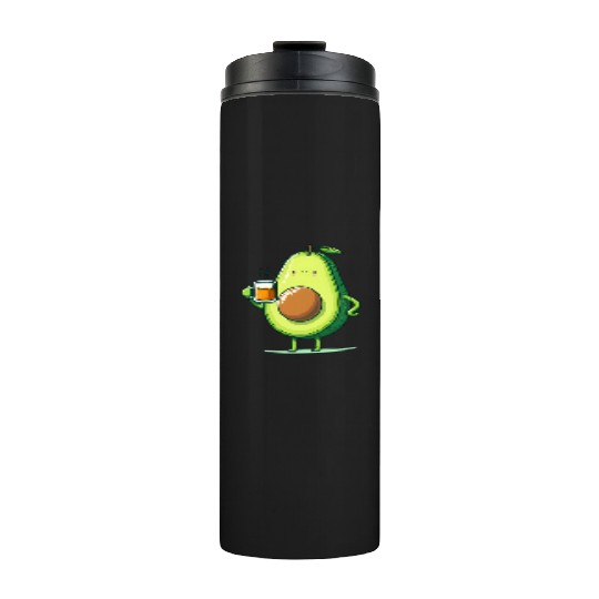 Tea Time Avocado Thermal Tumblers