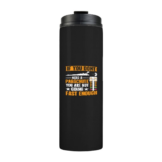Drag Racing Funny Drag Racer Thermal Tumblers
