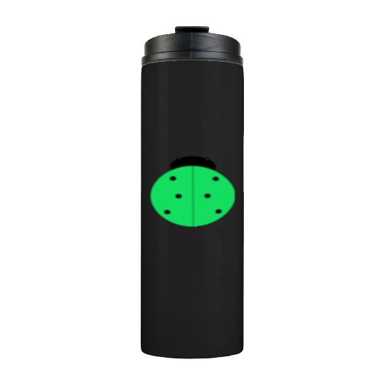 green ladybug Thermal Tumblers