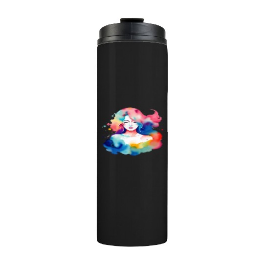 Color splash zodiac: Virgo Thermal Tumblers
