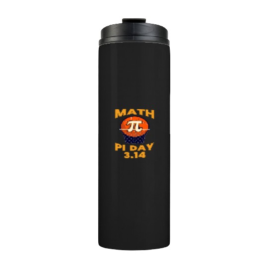 Hoops for Pi Day Mathematics and Basketball Fusion Thermal Tumblers