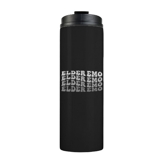 Elder EMO Multi Word Groovy Style Thermal Tumblers