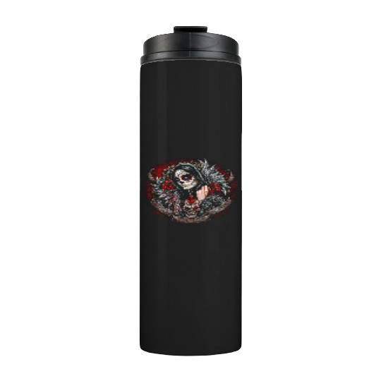 Dia de Los Muertos Sugar Skull Design Thermal Tumblers