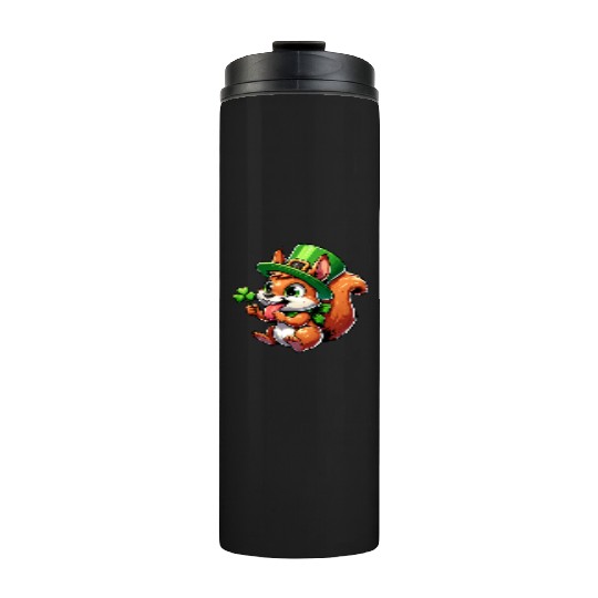 St. Patrick's Cheeky Squirrel Thermal Tumblers
