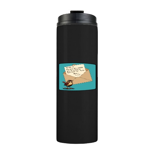 Cute Little Angry Bird Design Thermal Tumblers