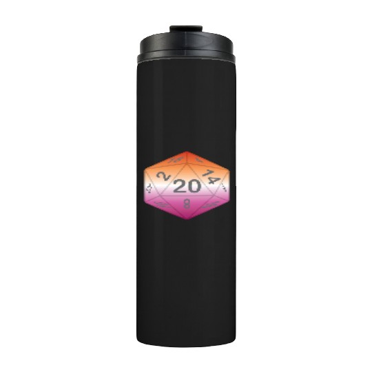 Pride Dice - Lesbian Thermal Tumblers