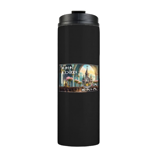 Happy Easter Sunday in Church Thermal Tumblers