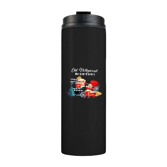 Popcorn Vintage Movie Night Thermal Tumblers