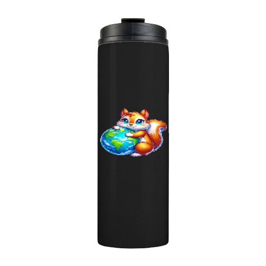 Squirrel for Earth Environmental Nature Thermal Tumblers