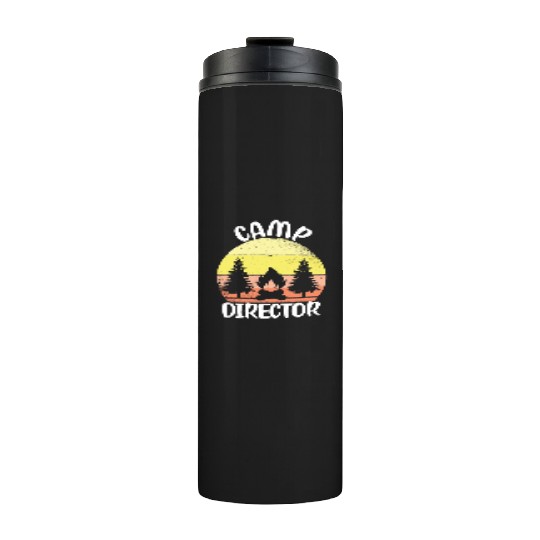 Counselor Camper Summer Camp Director Thermal Tumblers