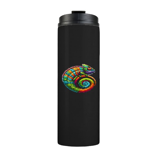 Colorful Chameleon Thermal Tumblers