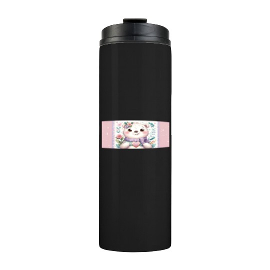 Cute Cuddly Bear: Happy Mother's Day Thermal Tumblers