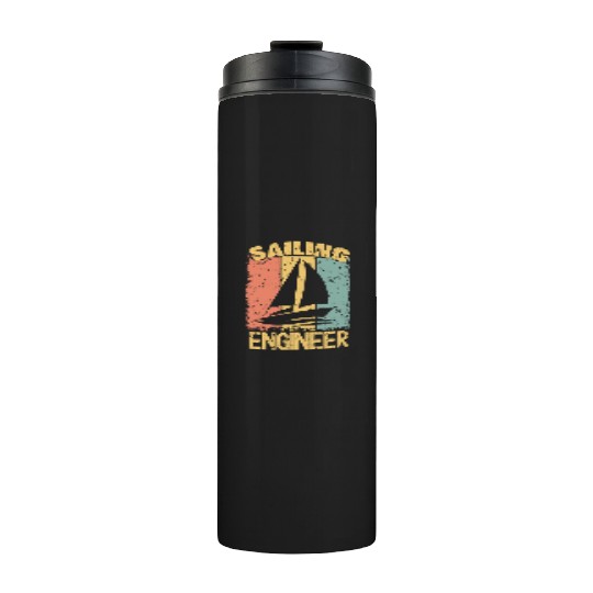 Sailing Engineer retro Thermal Tumblers