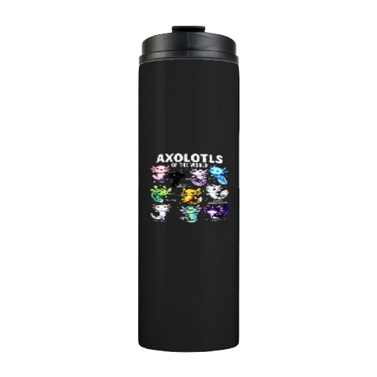 Axolotl Kawaii Axolotls of the World Axolotl Thermal Tumblers