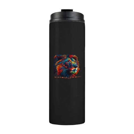 Lion of Judah Jesus Revelation Bible Verse Christ Thermal Tumblers