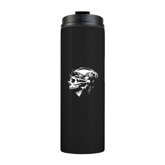 Hiking Hike Skull Skull Nature Thermal Tumblers