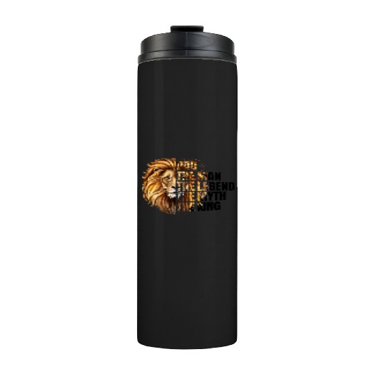 Dad The Man the Legend Lion Thermal Tumblers